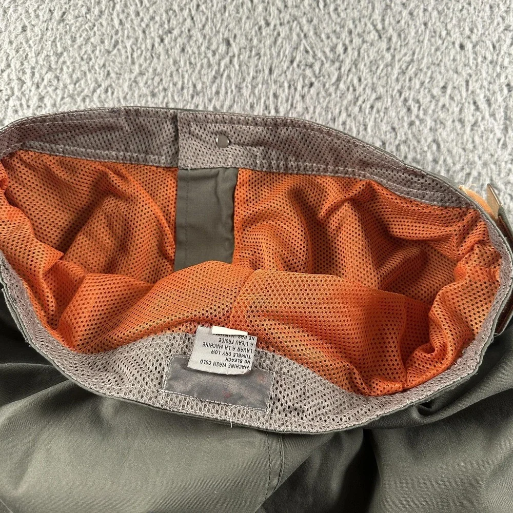 Vintage Rusty Tech Pants Mens 34(32 Fit) Green‎ Baggy Parachute Y2K Wide Leg
